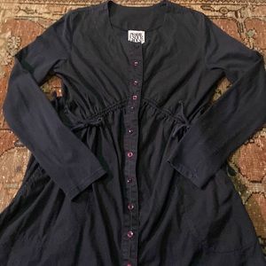 Prairie Underground black long sleeve tunic size S